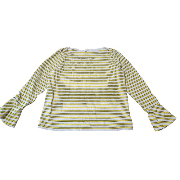 Lauren Ralph Lauren Yellow Long Sleeves Round Neck Pullover Women's Top Size L/P - Picture 1 of 10